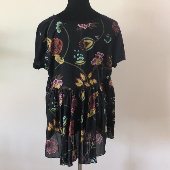 Deletta for Anthropologie, short sleeve top, size S, NWT - Picture 3 of 7